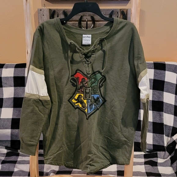 Juniors Bioworld Harry Potter size small sweater with lace up detail - Picture 1 of 7